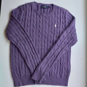 Purple Polo medium women's sweater
